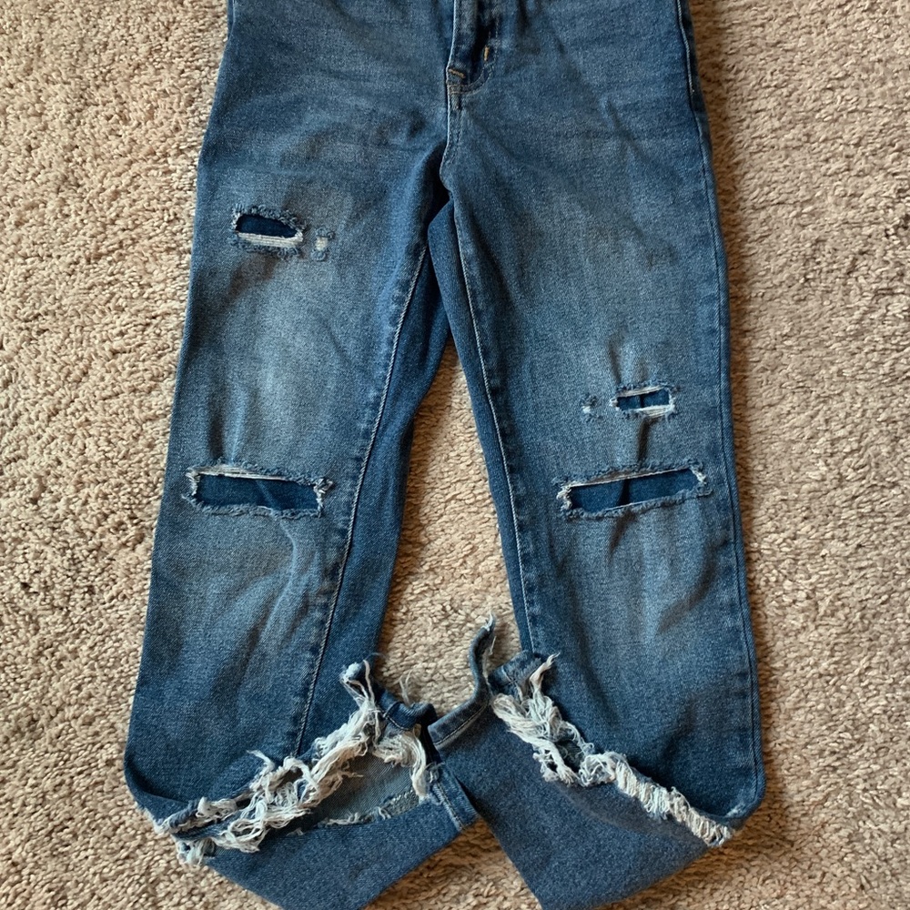 Free People distressed jeans - Picture 1 of 15